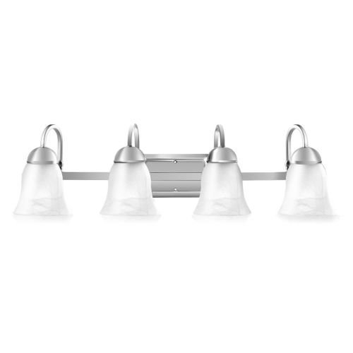 Bath Light 4-Light LED Brushed Nickel Vanity