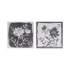 Embellished Floral 2-piece Canvas Wall Art Set